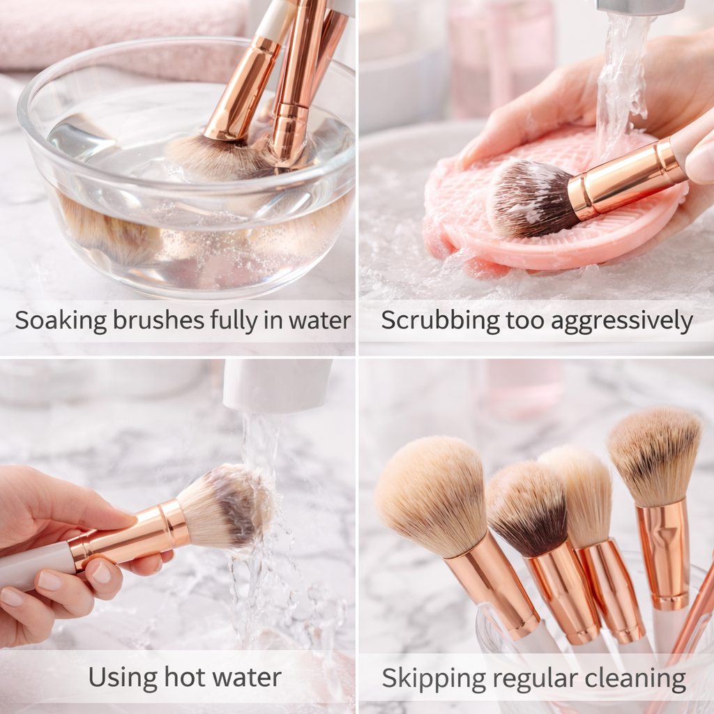 how to clean makeup brushes