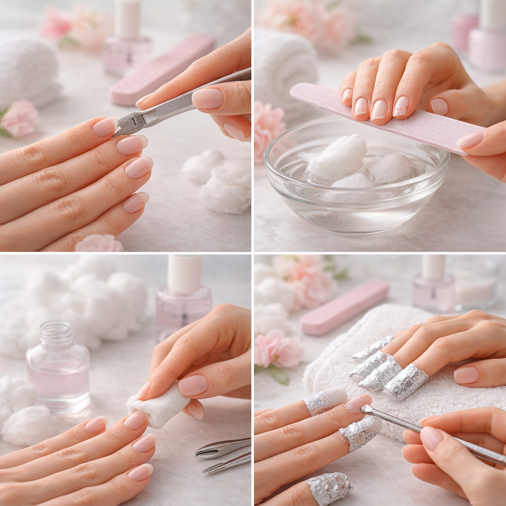 how to remove acrylic nails at home