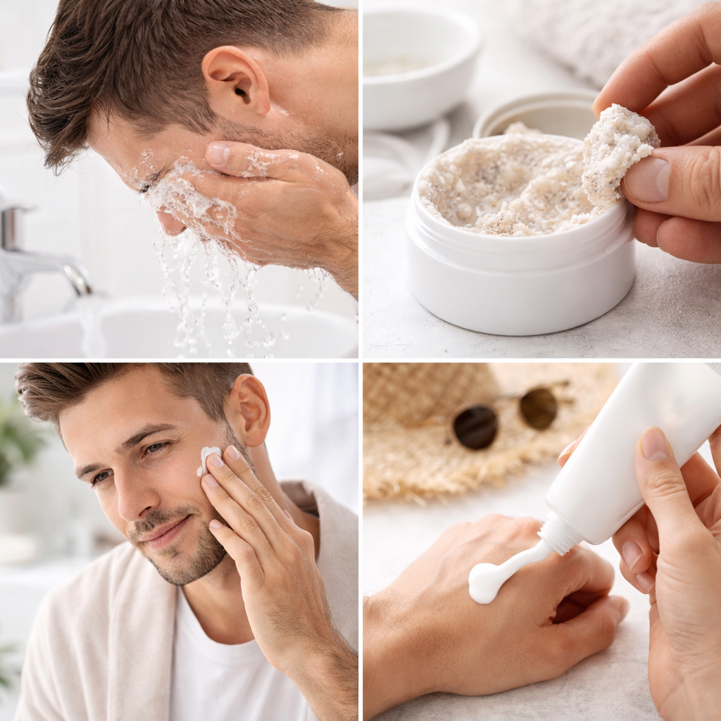 men skin care routine