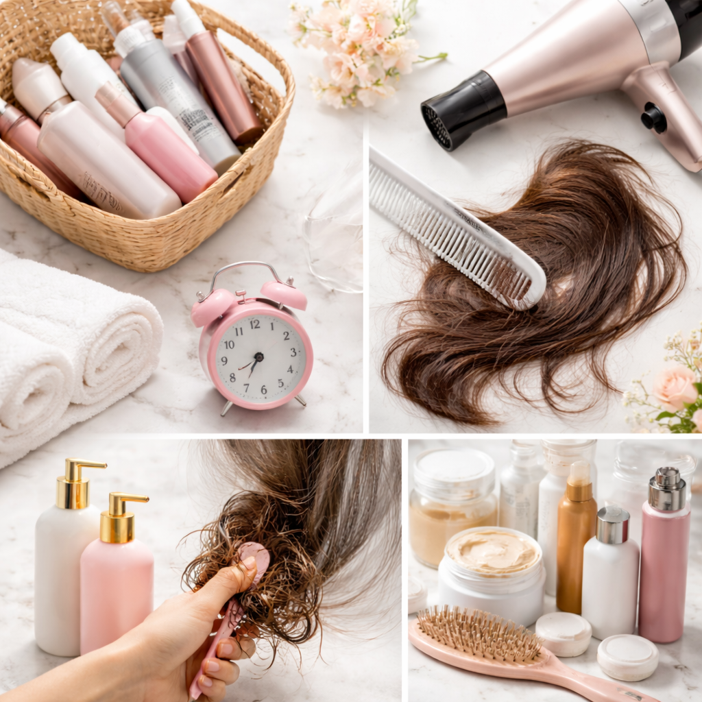 how to get shiny hair