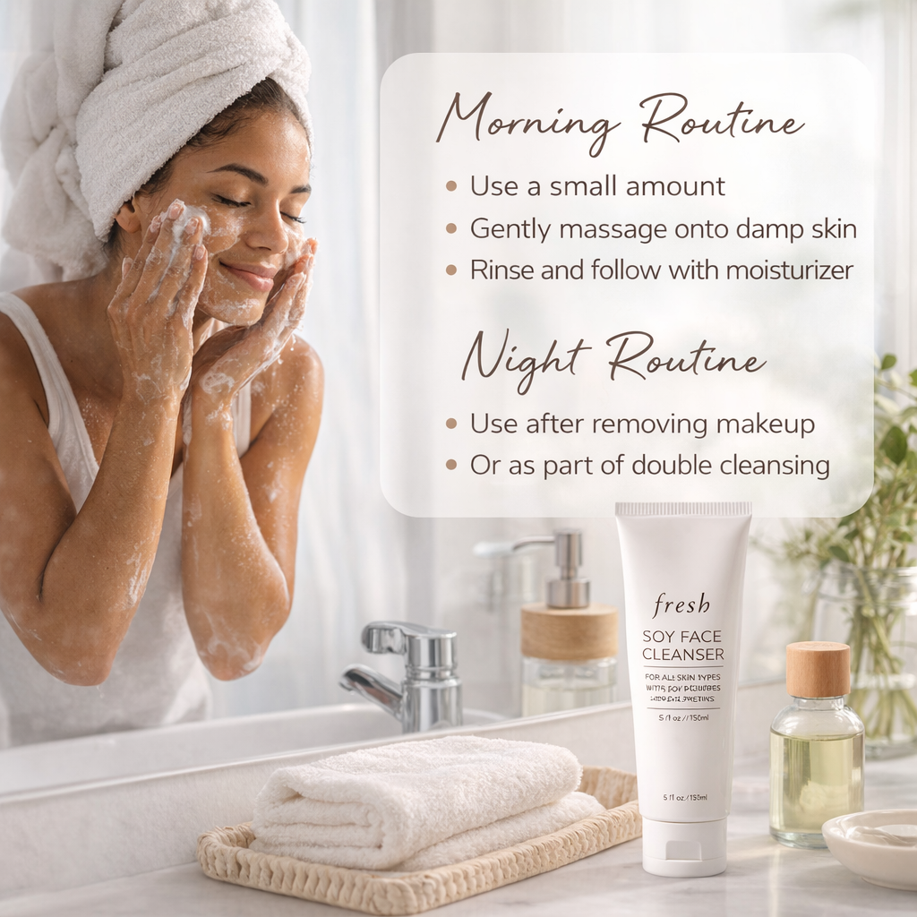 fresh soy face cleanser