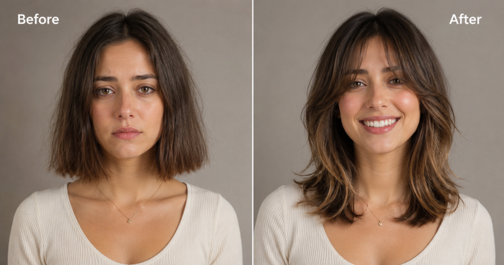 haircuts for oval faces