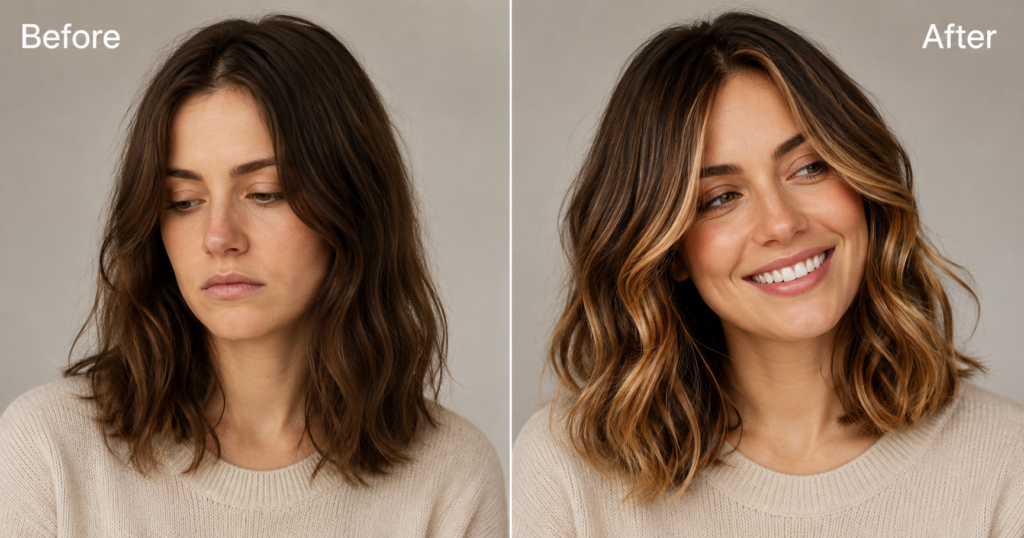 how to highlight hair at home