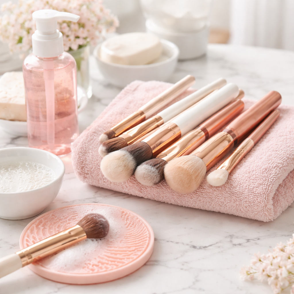 how to clean makeup brushes