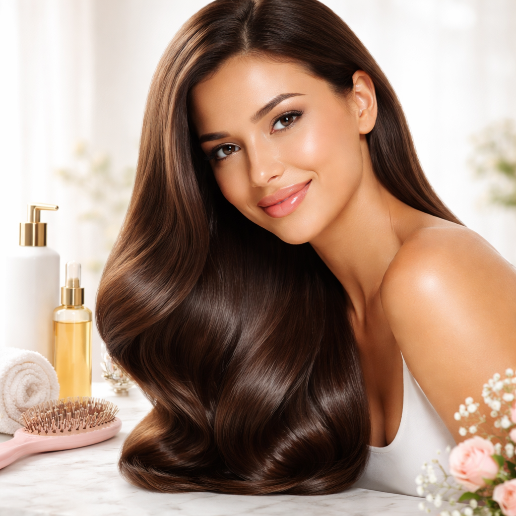 how to get shiny hair