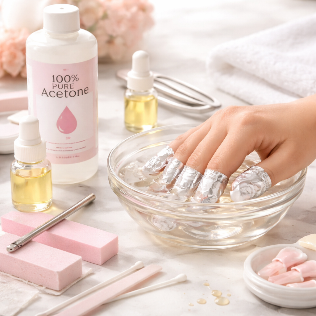 how to remove nail glue