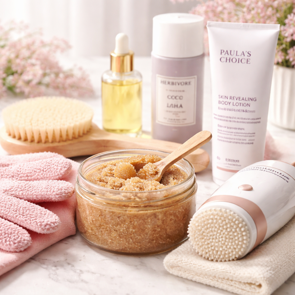 how to use body scrub