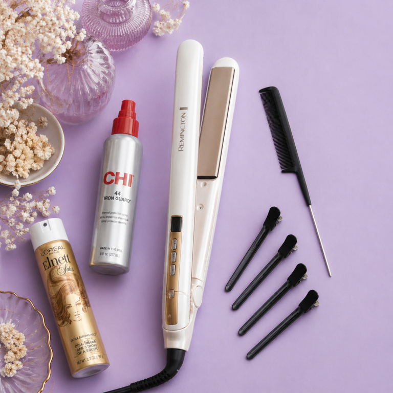 how to curl straight hair with a straightener